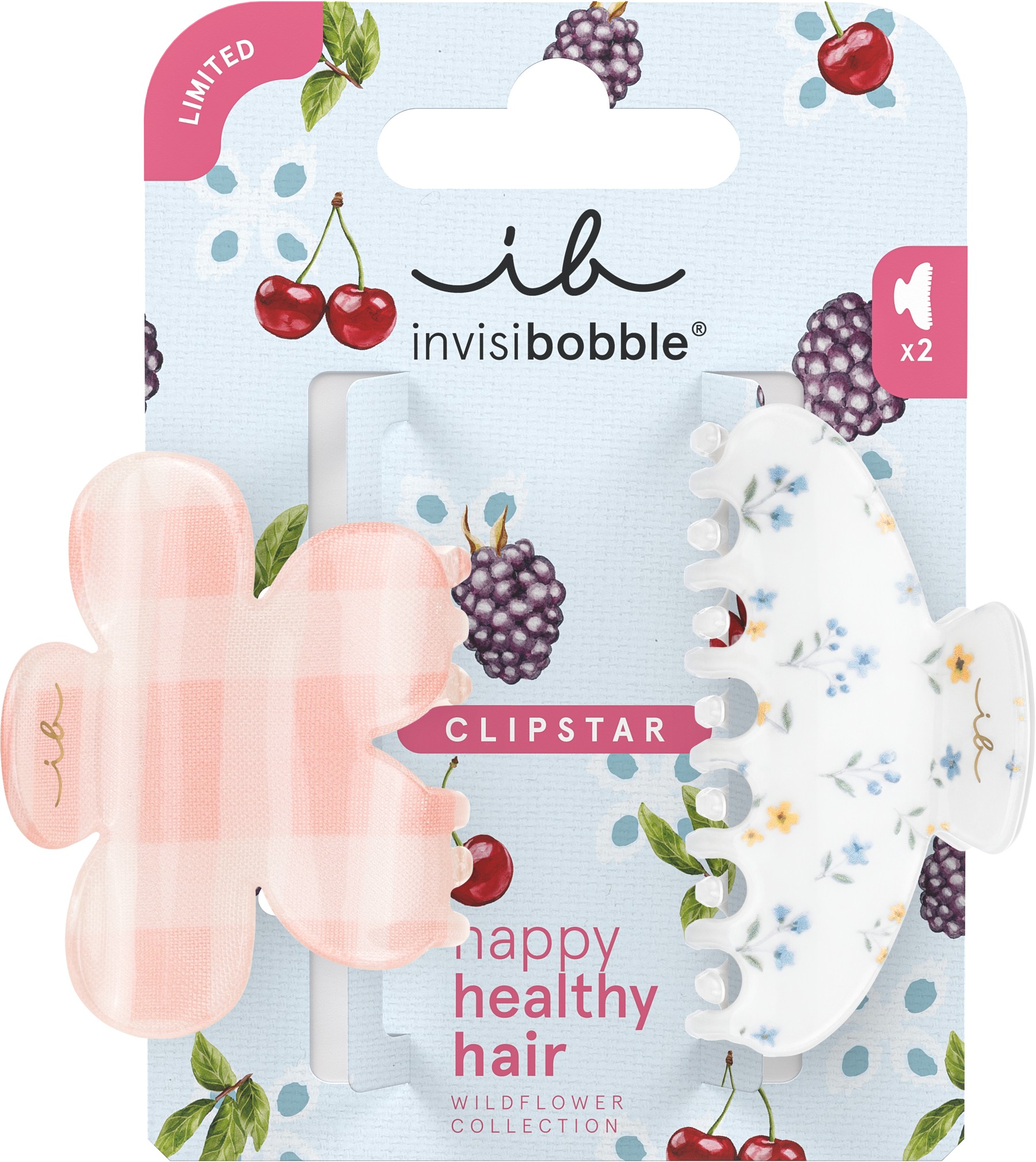 Invisibobble Skřipec do vlasů Clipstar Wildflower Petals n Punch M 2 ks
