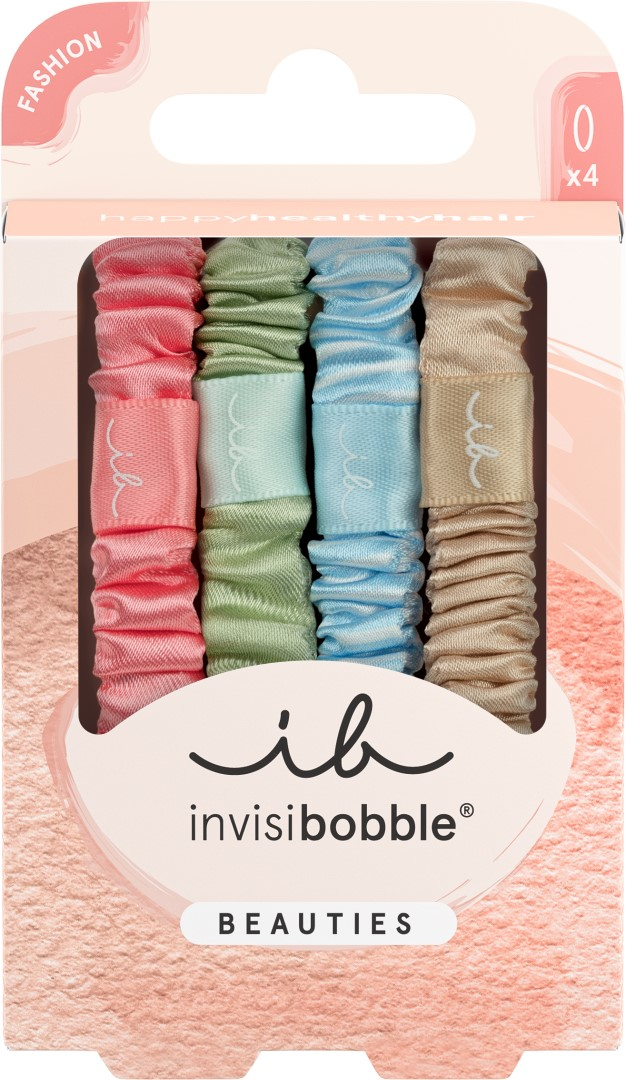 Invisibobble Saténové gumičky Beauties Satin Sorbet 4 ks