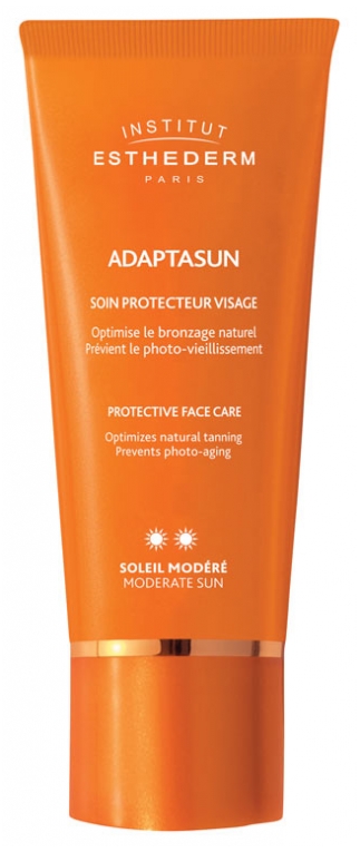 Institut Esthederm Ochranný krém na obličej se střední ochranou Adaptasun Moderate Sun (Protective Face Care) 50 ml