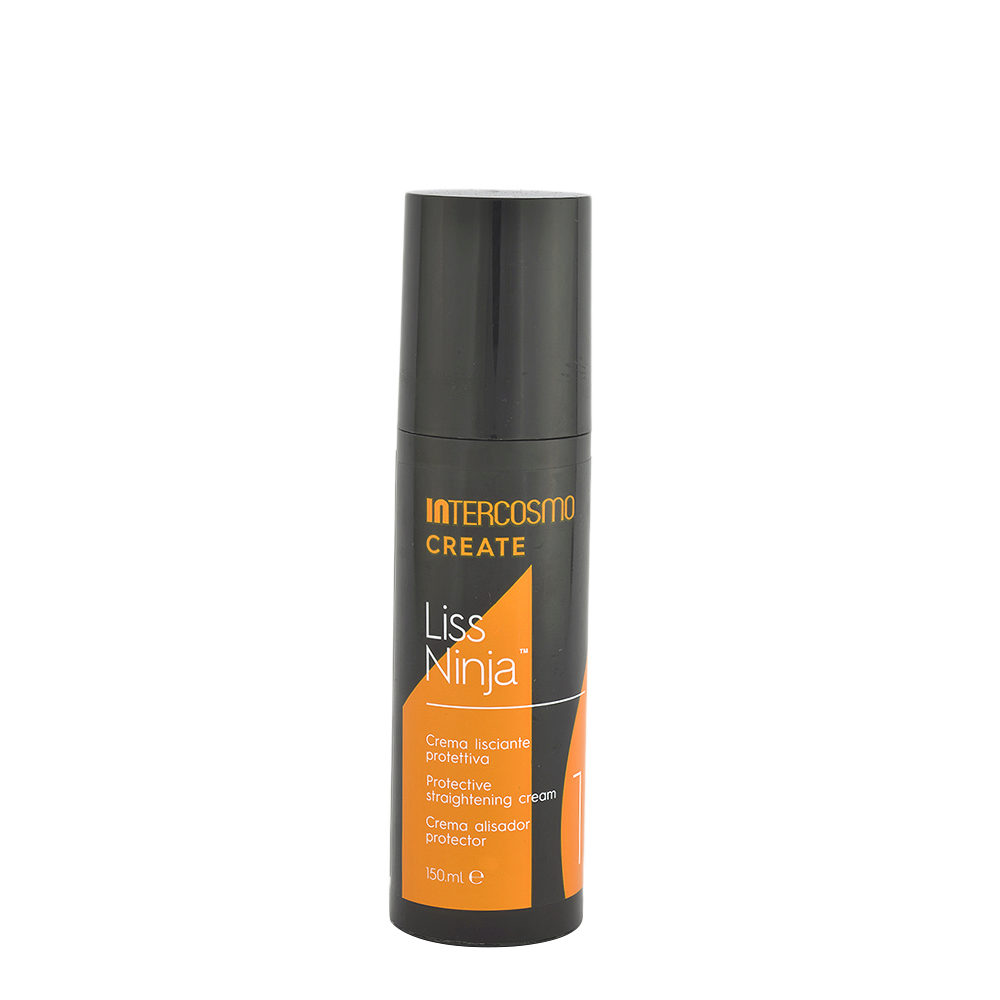 Intercosmo Ochranný vyhlazující krém na vlasy Liss Ninja (Protective Straightening Cream) 150 ml