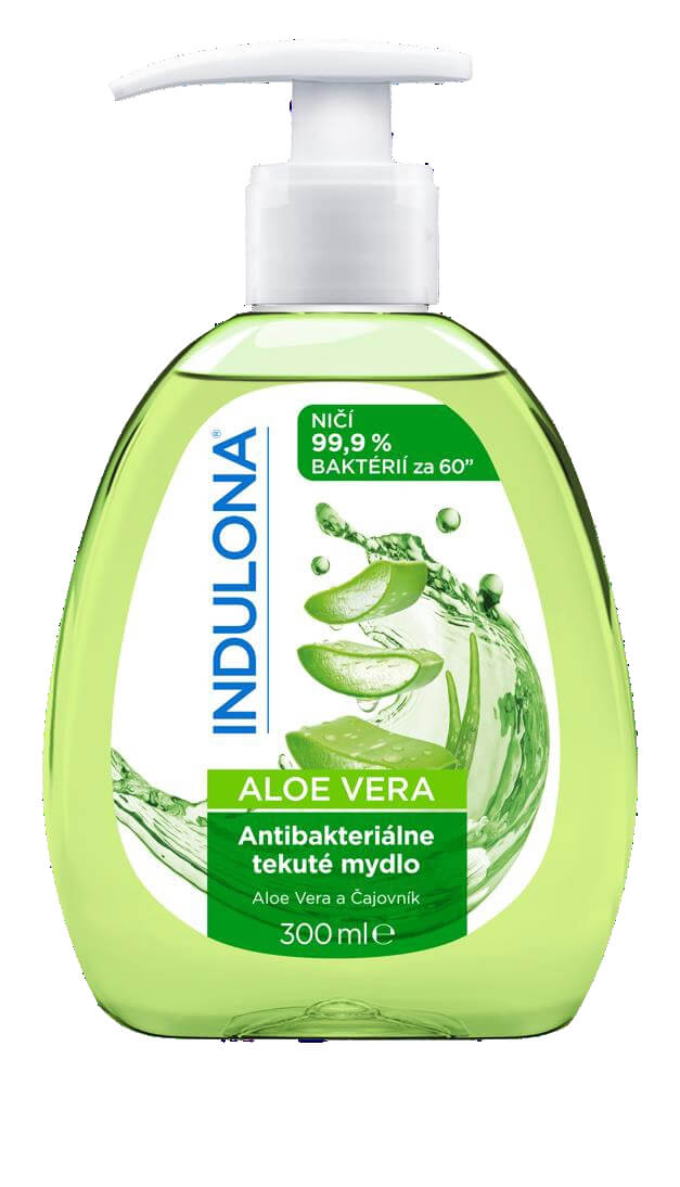 Indulona Antibakteriální tekuté mýdlo Aloe Vera 300 ml