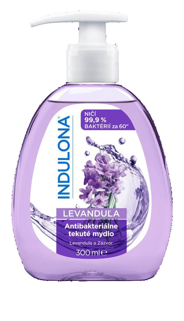 Indulona Antibakteriální tekuté mýdlo Levandule 300 ml