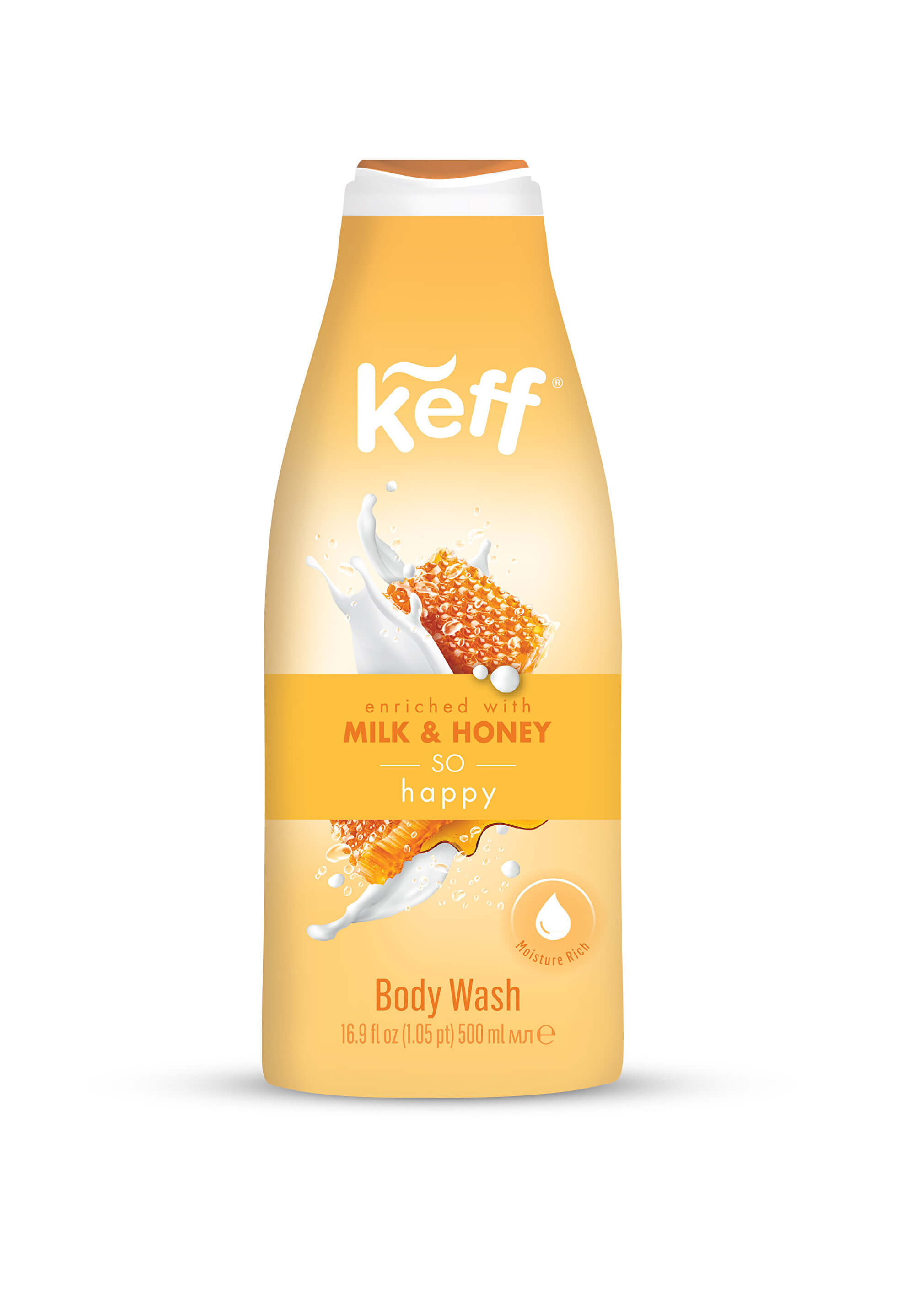 Keff Mycí krém Mléko & med (Milk & Honey Cream Wash) 500 ml