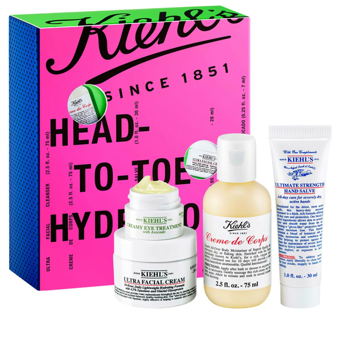 Kiehl's Dárková sada Head to Toe Hydrators