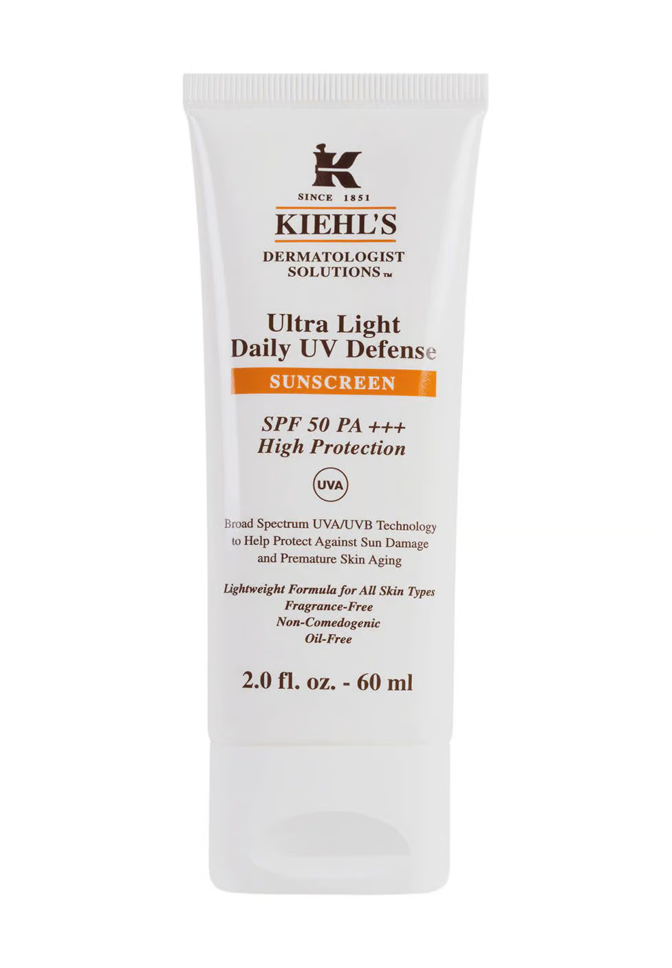 Levně Kiehl´s Ochranný gel na obličej SPF 50 Dermatologist Solutions (Ultra Light Daily UV Defense Sunscreen) 60 ml