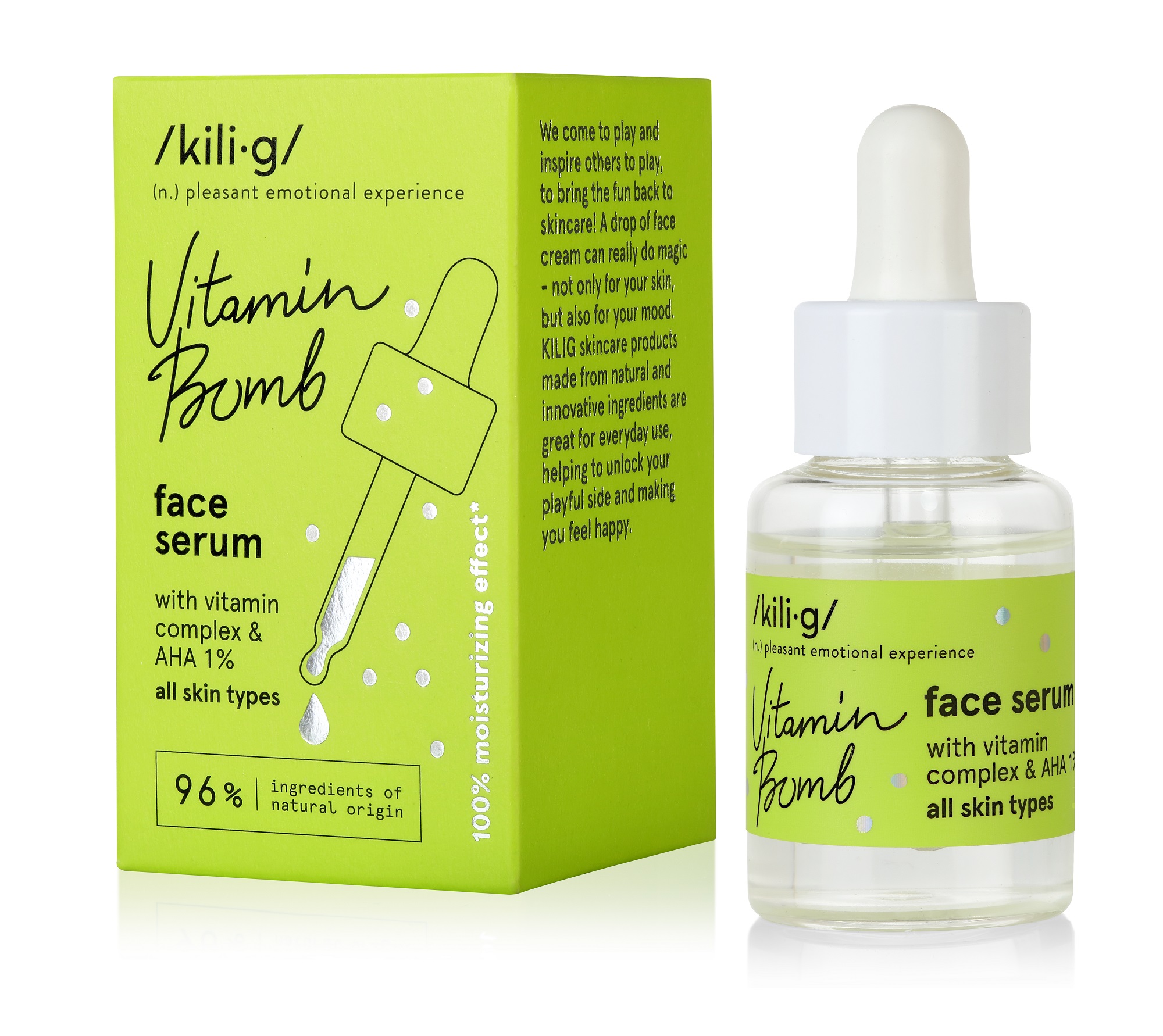 Zobrazit detail výrobku Kilig Hydratační pleťové sérum Vitamin Bomb (Face Serum) 30 ml