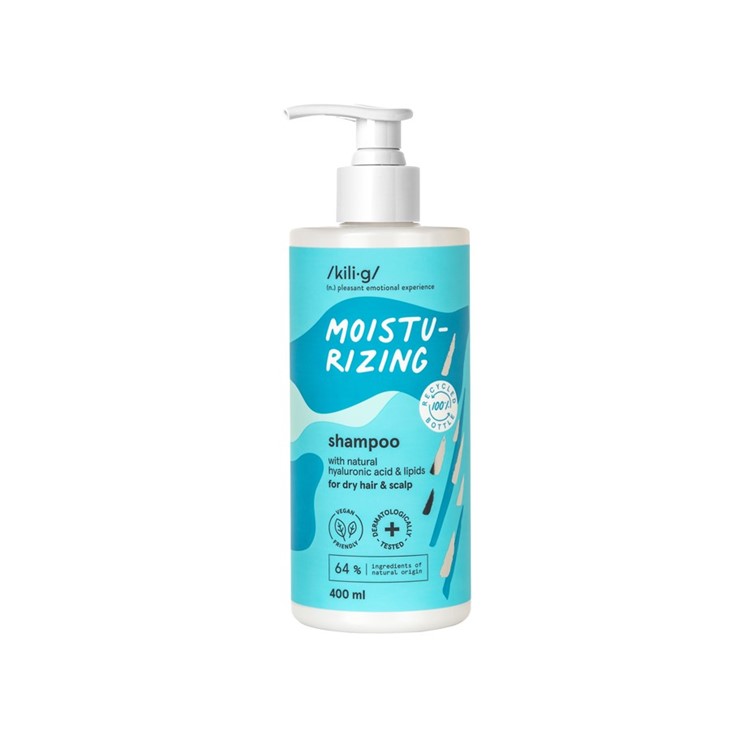 Kilig Hydratační šampon pro suché vlasy a pokožku hlavy (Moisturizing Shampoo) 400 ml