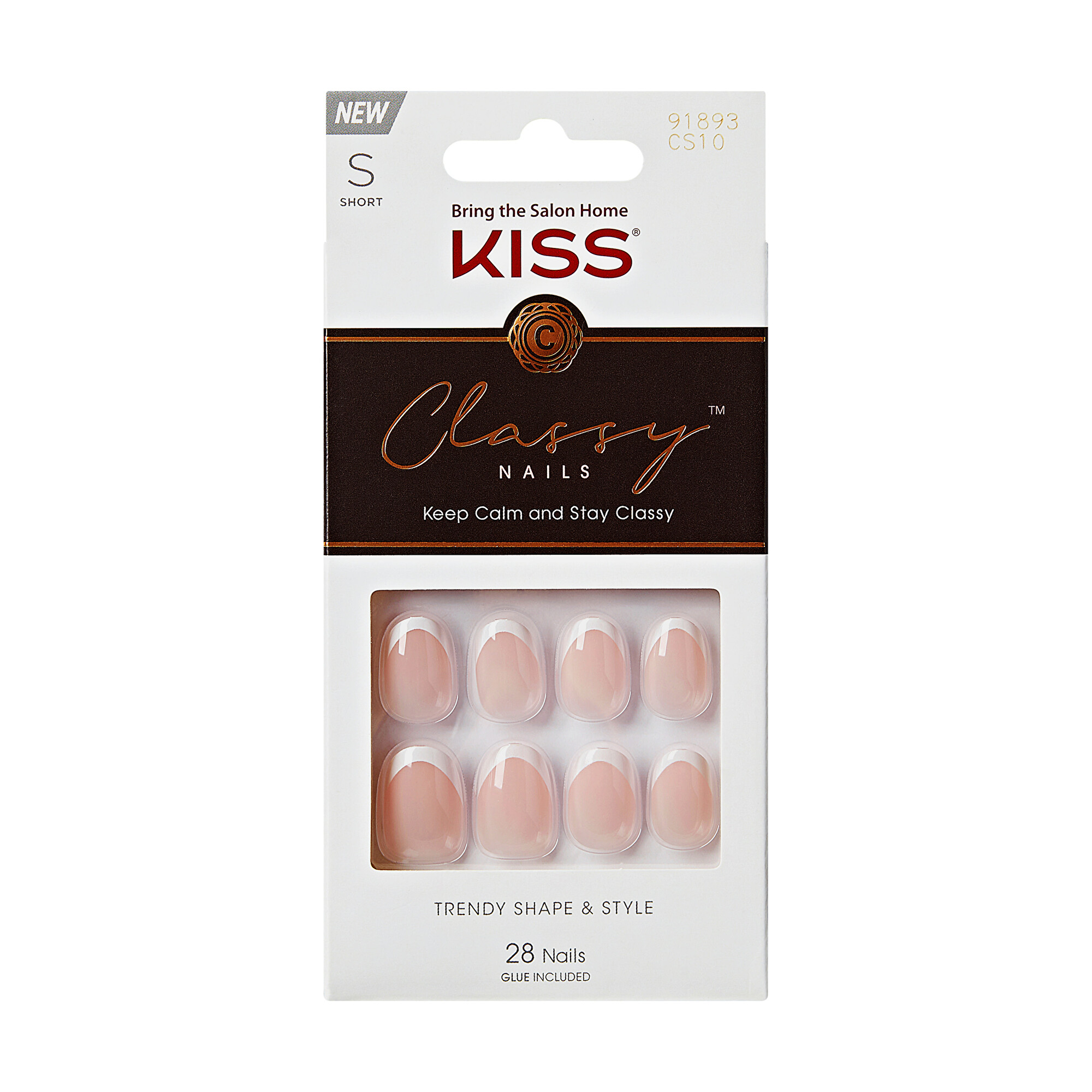 KISS Gélové nechty Classy Nails (Exclusive Only) 28 ks