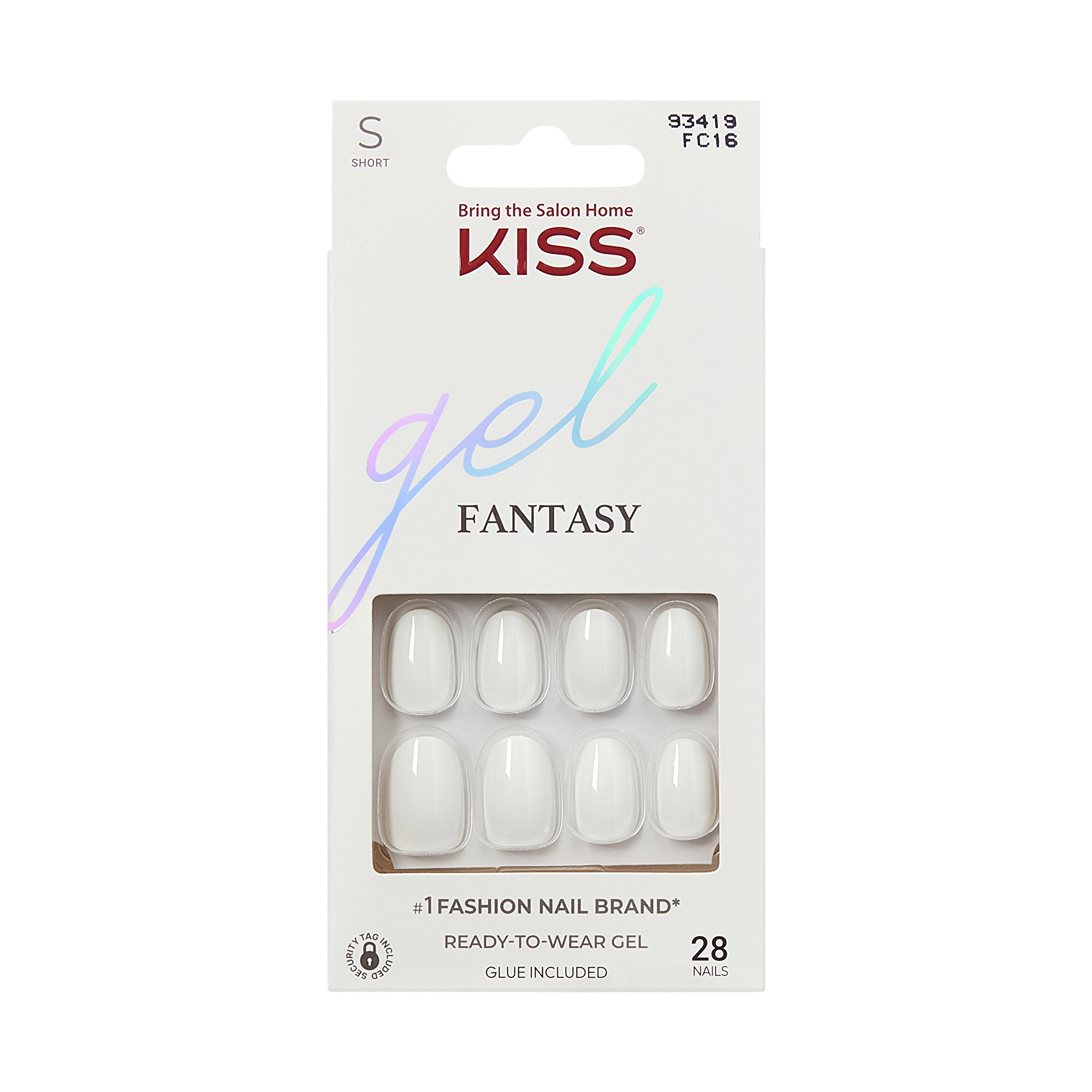 KISS Nalepovací nehty Gel Fantasy Nails - Happy Hands 28 ks