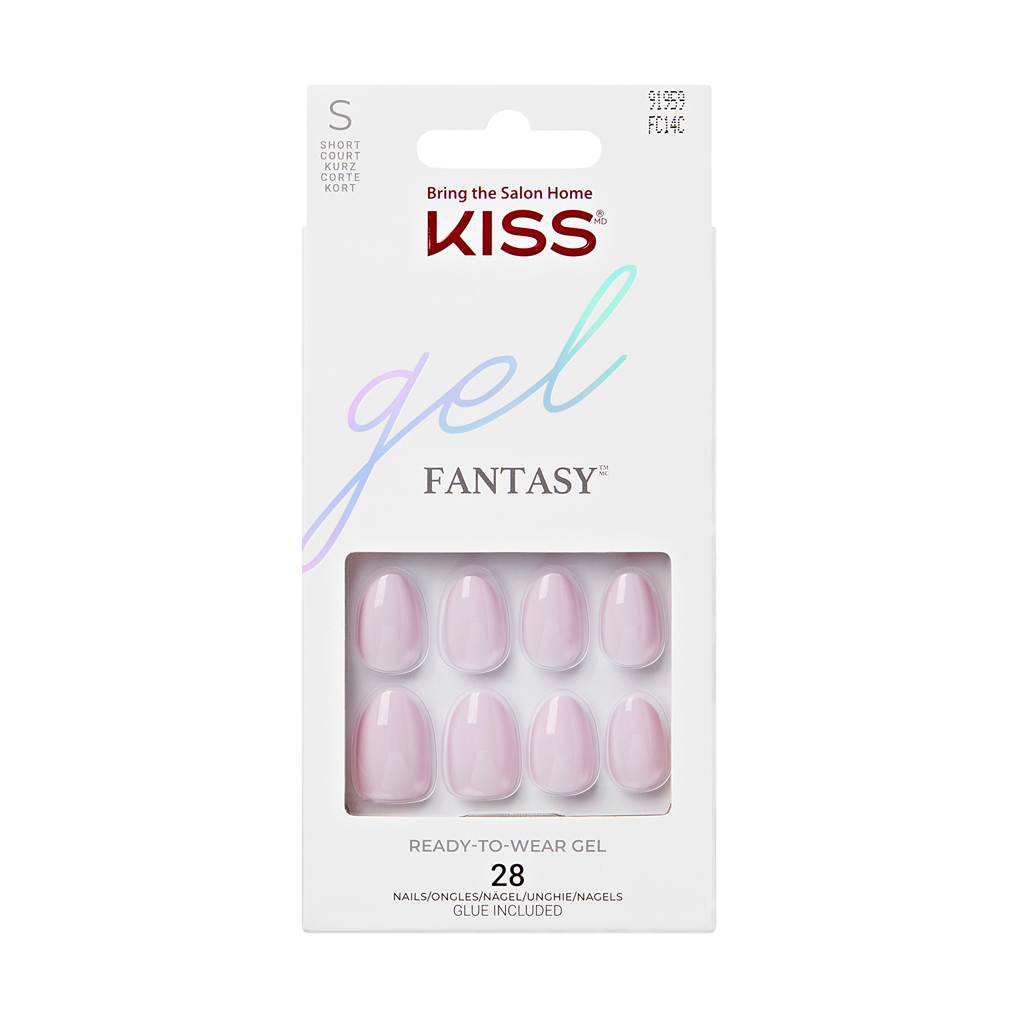 KISS Umělé nehty Gel Fantasy Nails - Pure Love 28 ks