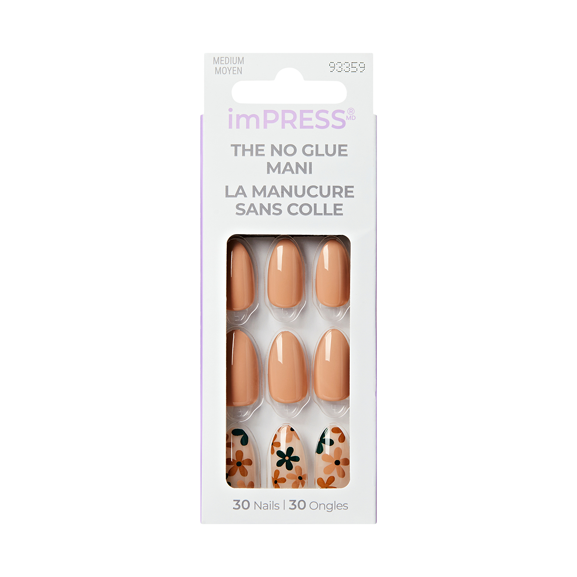 KISS Samolepicí nehty imPRESS Nails - As It Was 30 ks
