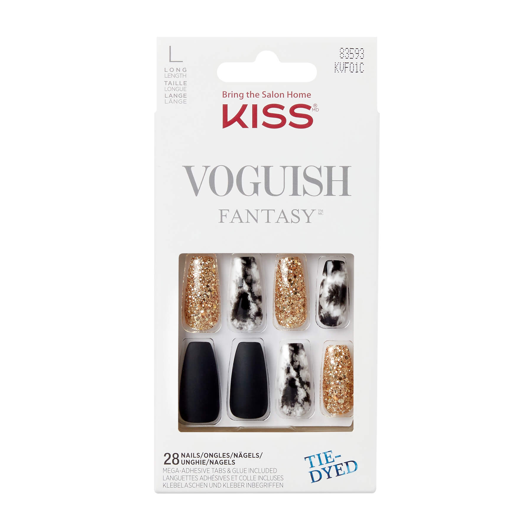 KISS Nalepovacie nechty Voguish Fantasy Nails New York 28 ks