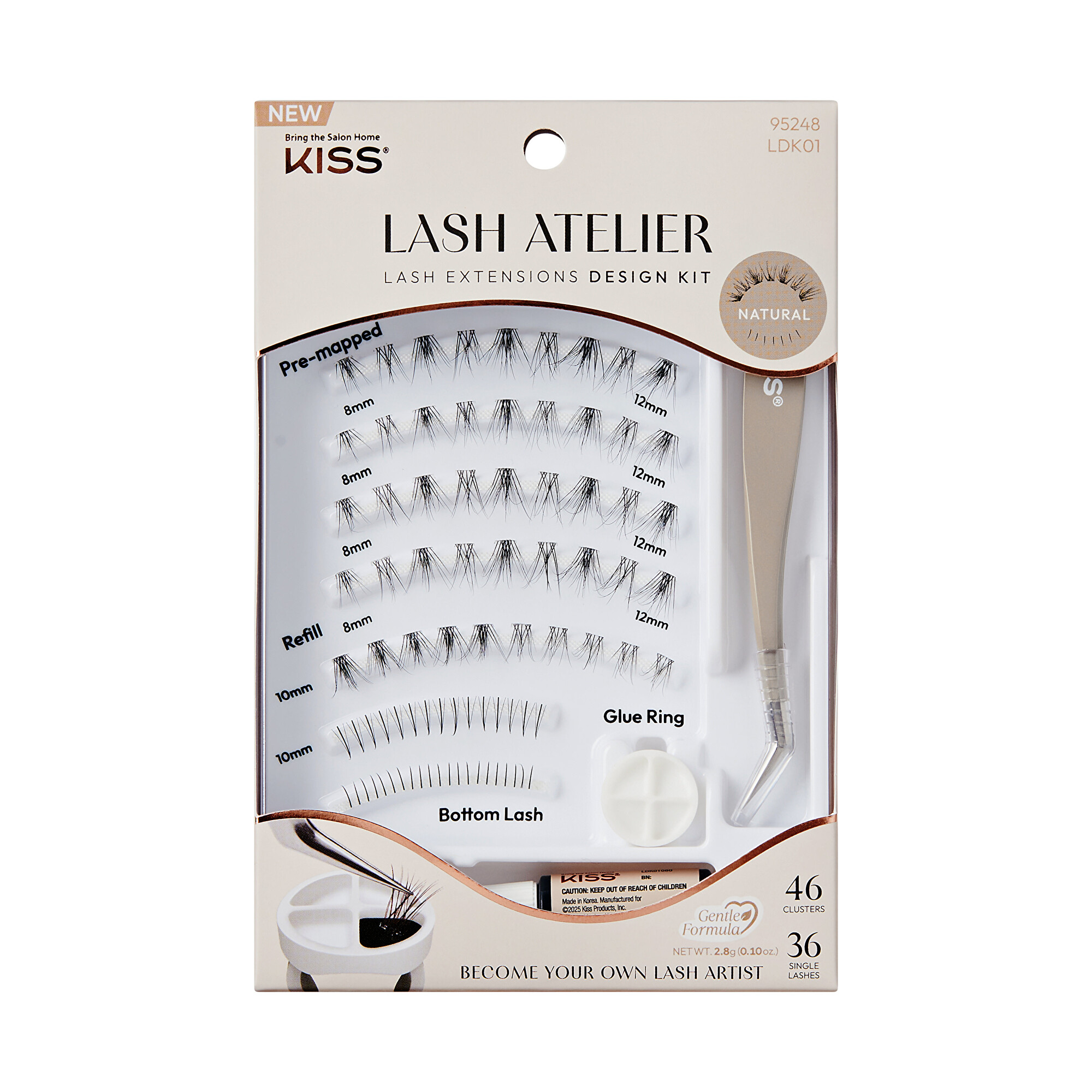 KISS Sada umělých řas Lash Atelier Design 01