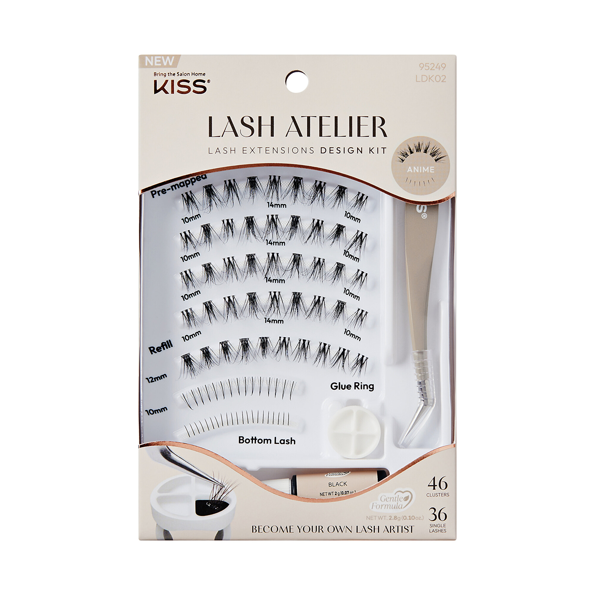 KISS Sada umělých řas Lash Atelier Design 02