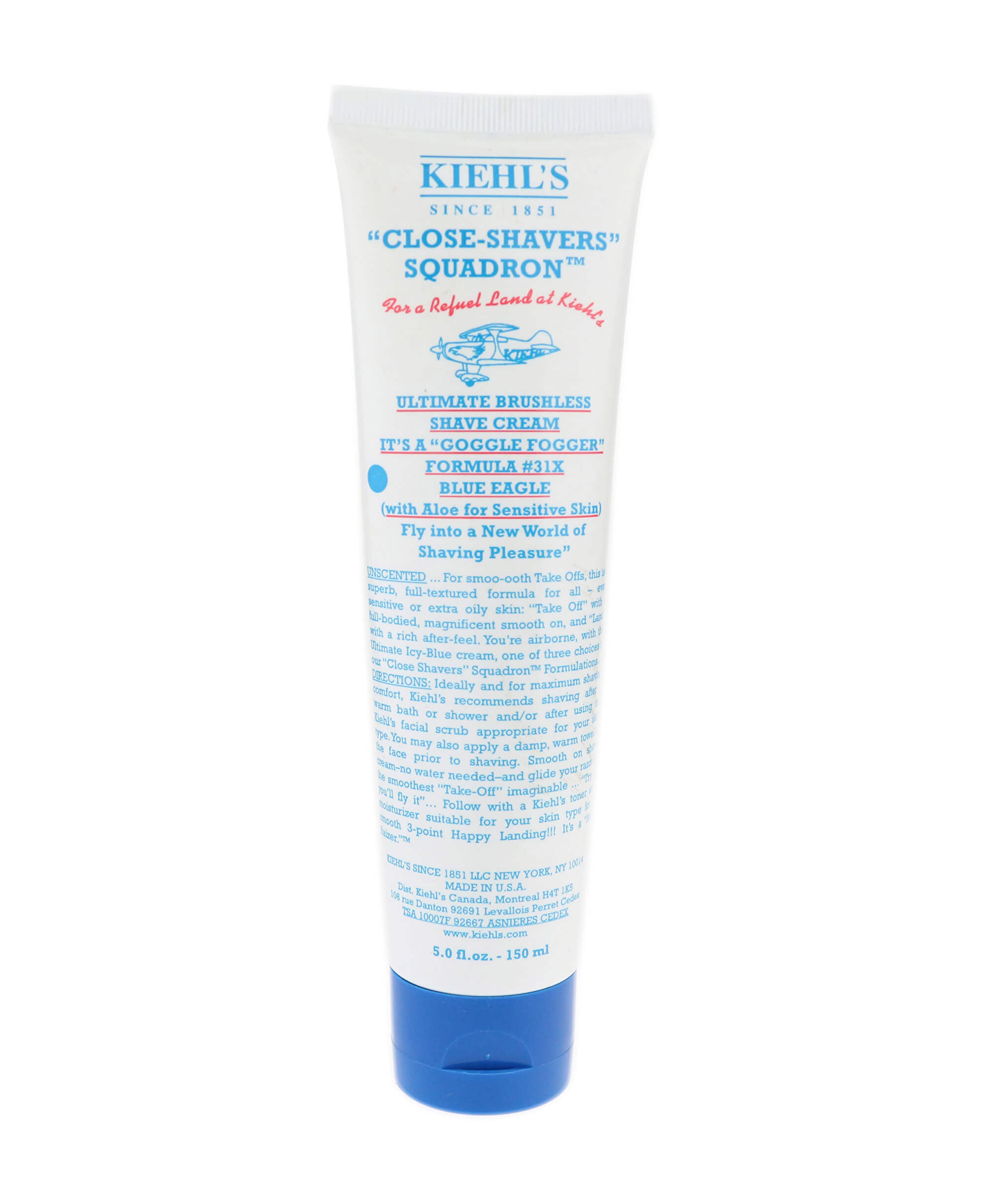 Kiehl´s Krém na holení pro citlivou pleť (Ultimate Brushless Shave Cream) 150 ml