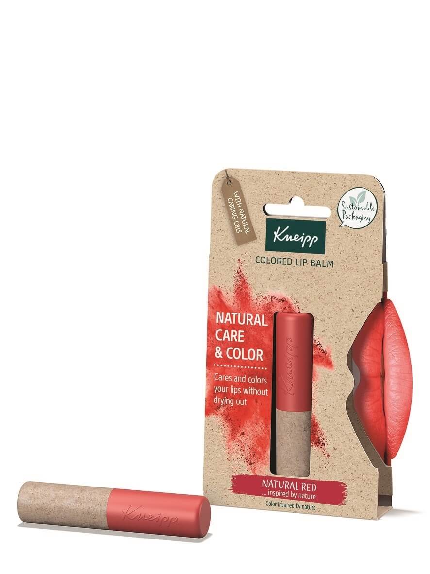 Zobrazit detail výrobku Kneipp Barevný balzám na rty Natural Red (Colored Lip Balm) 3,5 g