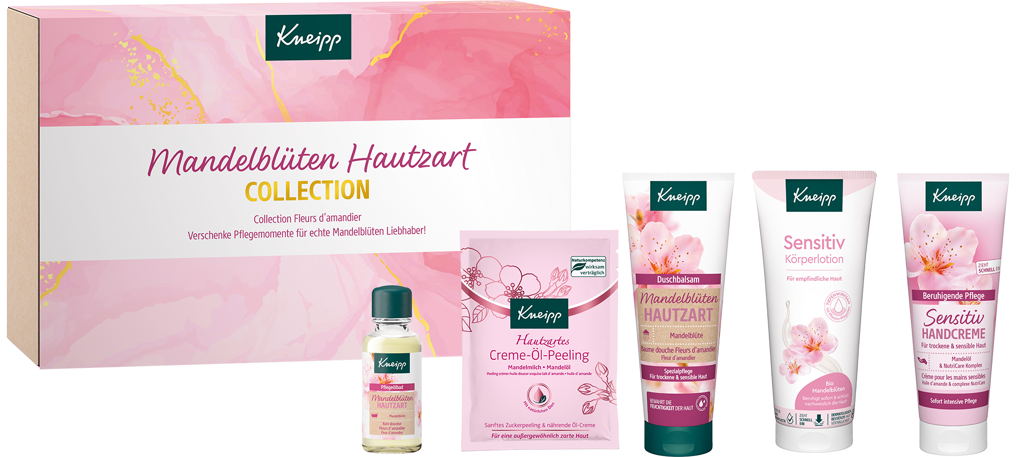 Kneipp Darčeková sada telovej starostlivosti Mandľové kvety