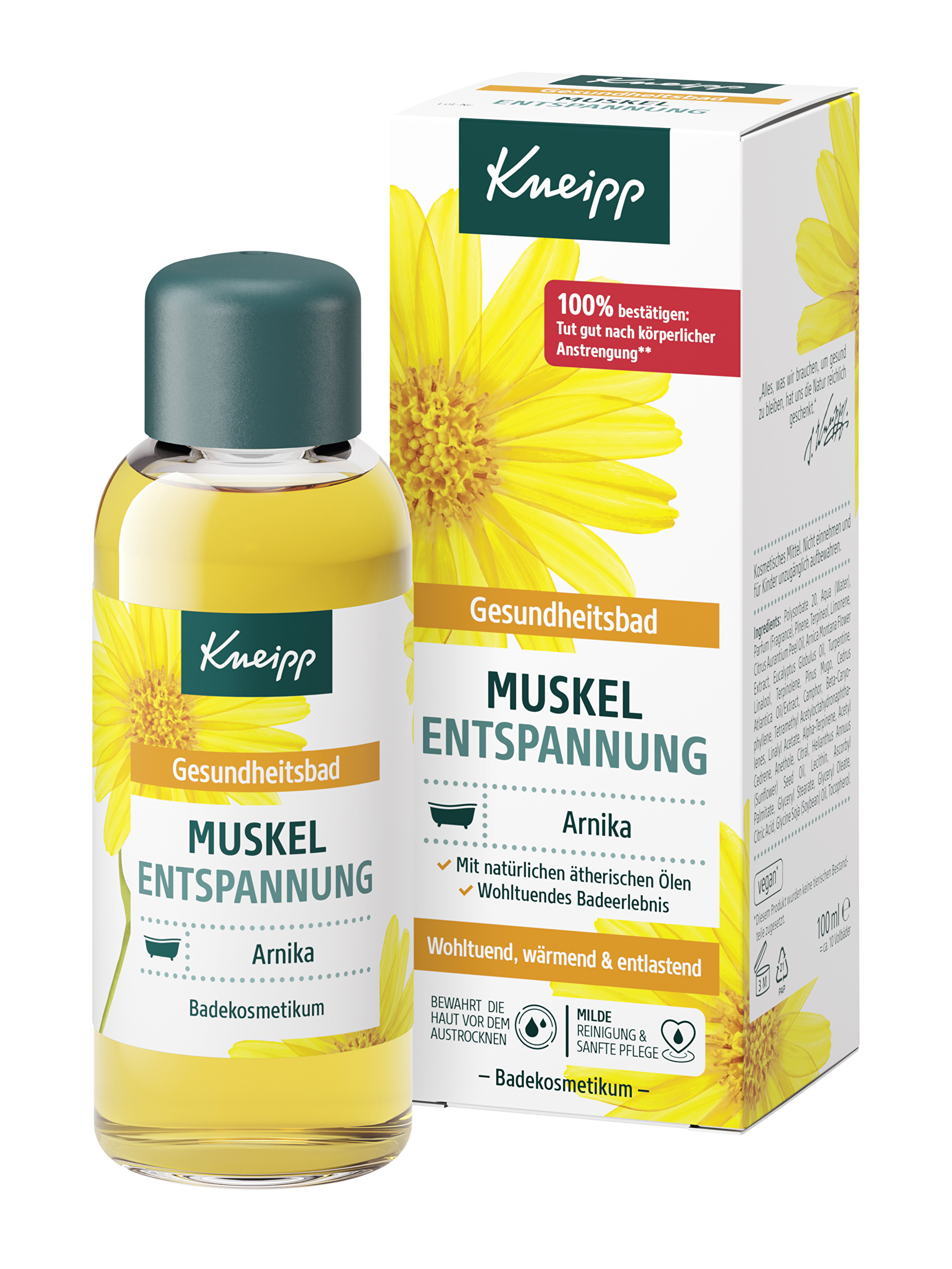 Kneipp Olej do koupele Svaly, klouby 100 ml