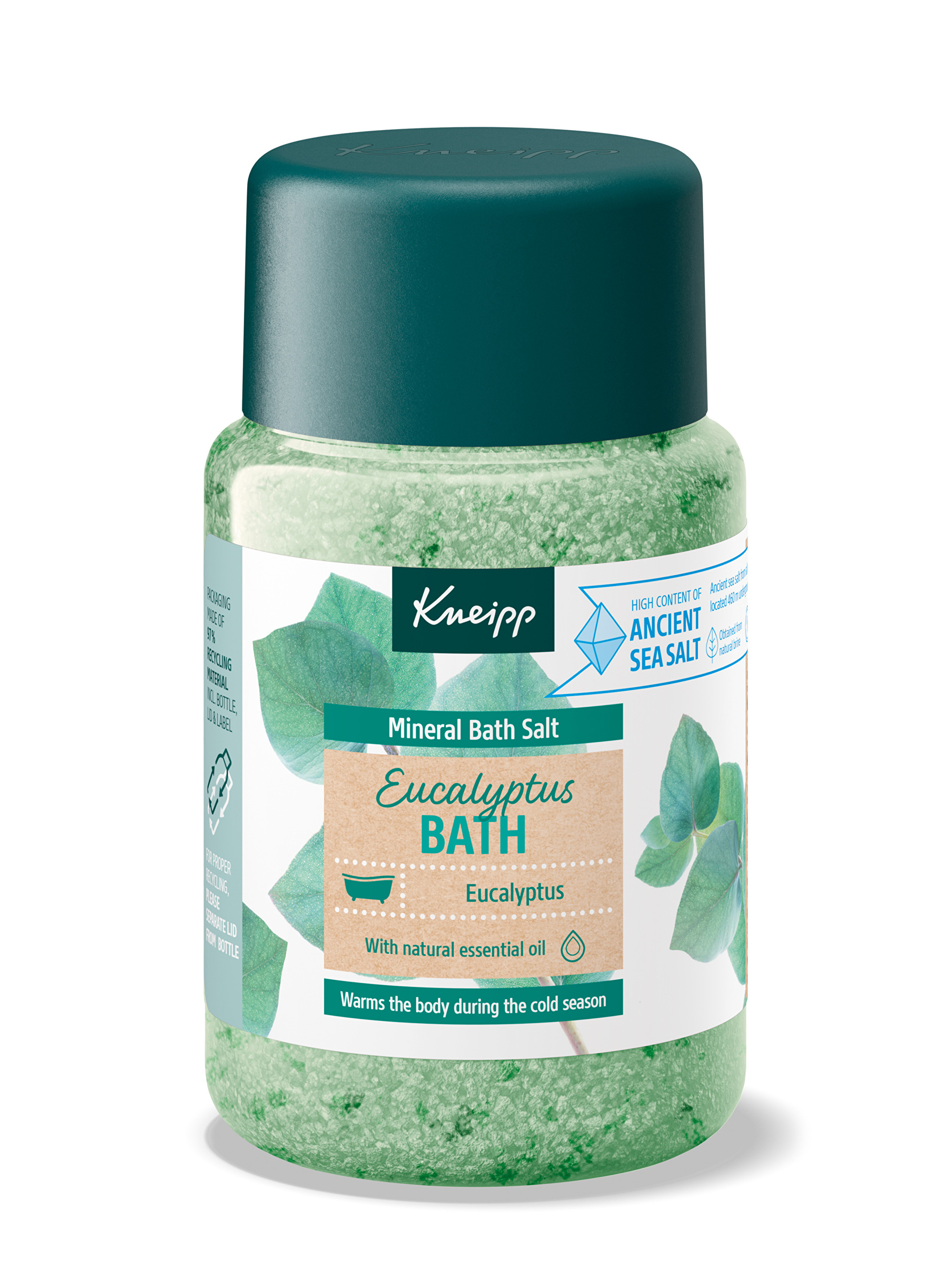 Sůl do koupele Eucalyptus 500 g