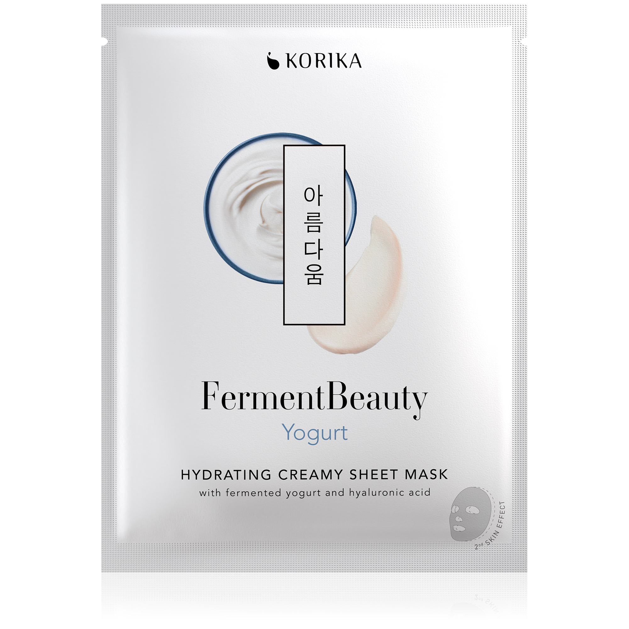 KORIKA Hydratačná plátienková maska FermentBeauty Yogurt (Hydrating Creamy Sheet Mask) 23 g