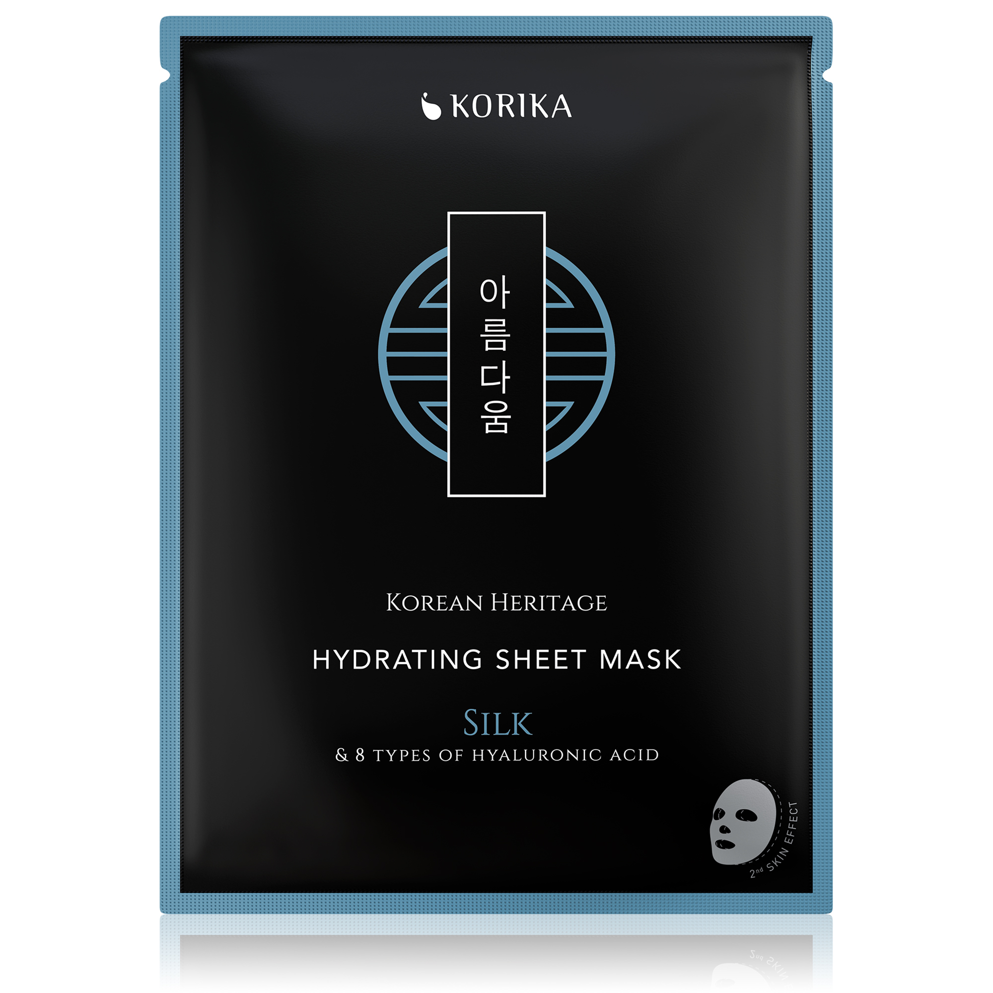 KORIKA Hydratačná plátienková maska s 8 typmi kyseliny hyalurónovej Korean Heritage (Hydrating Sheet Mask) 25 g