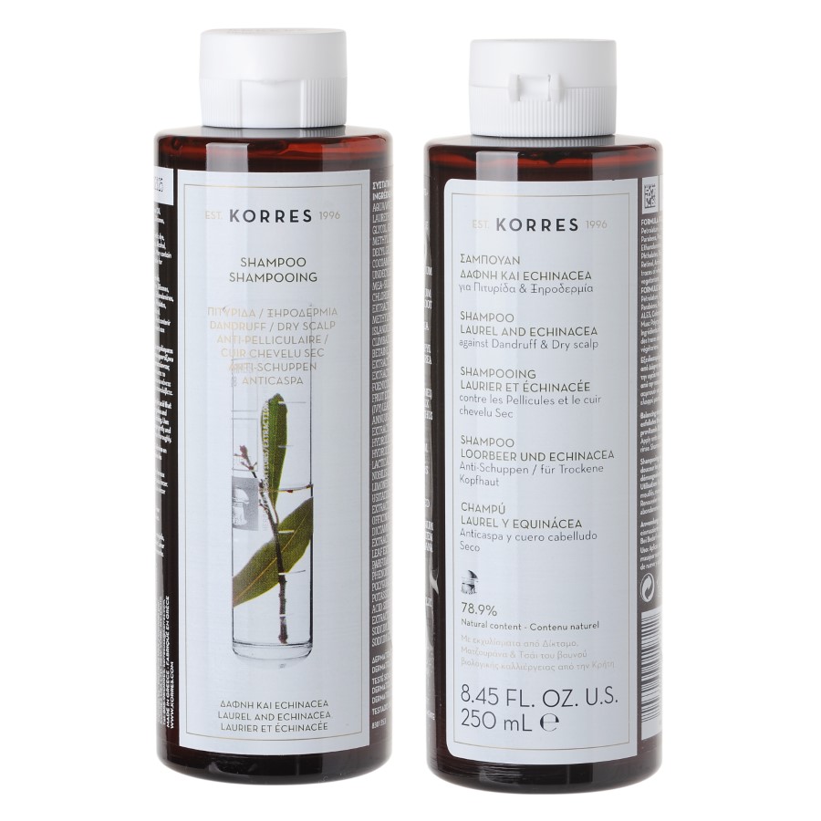Korres Šampon proti lupům Laurel & Echinacea (Shampoo) 250 ml