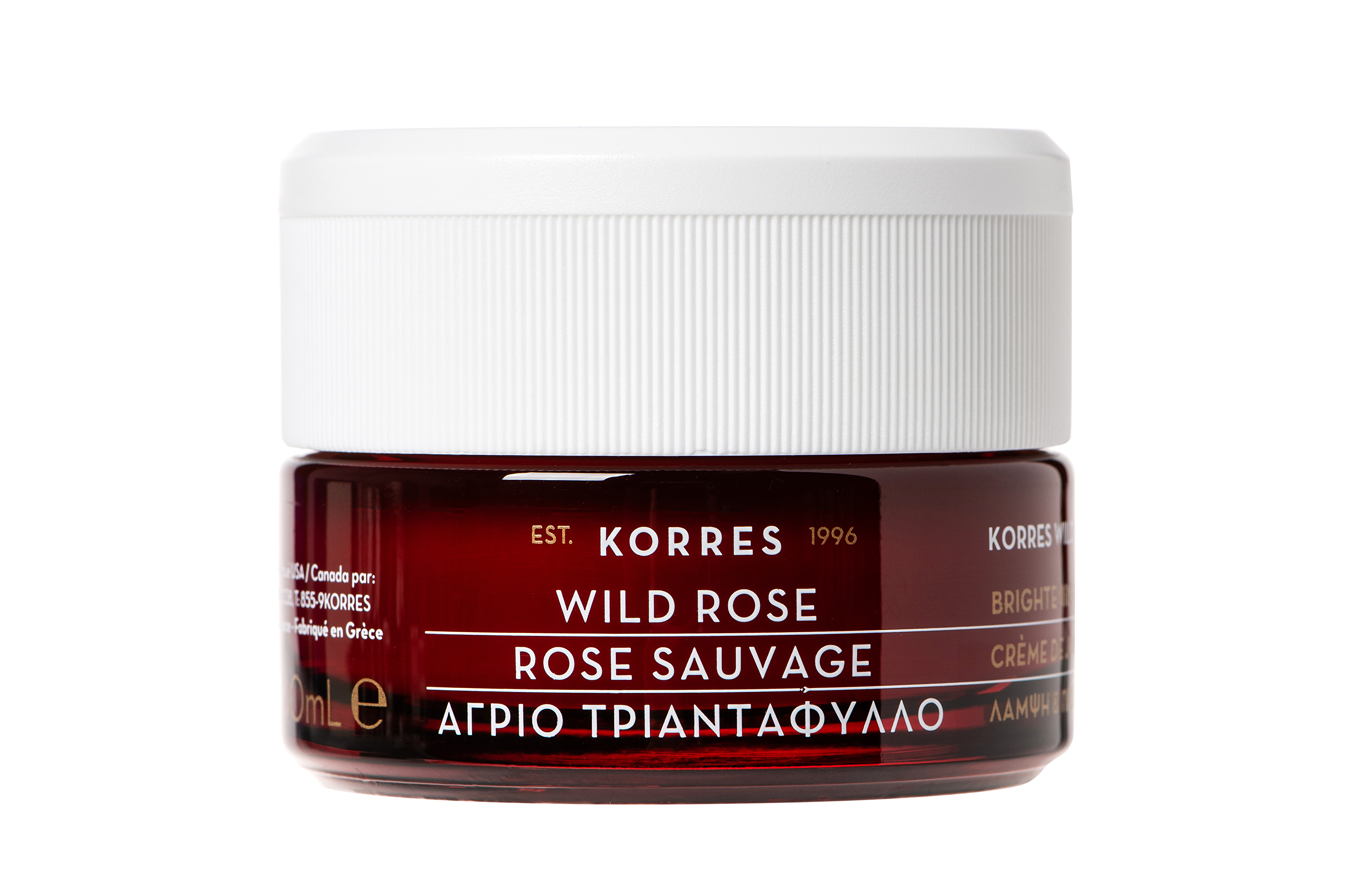 Korres Rozjasňující krém pro suchou pleť Wild Rose (Brightening & First Wrinkles Day Cream) 40 ml