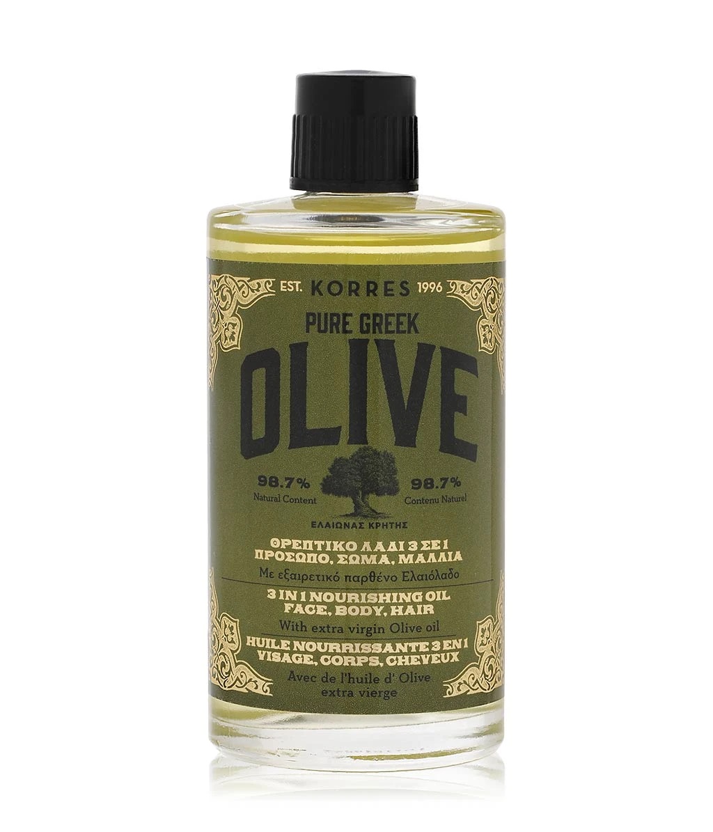 Korres Vyživujúci hodvábny olej 3 v 1 Pure Greek Olive (Nourishing Oil) 100 ml