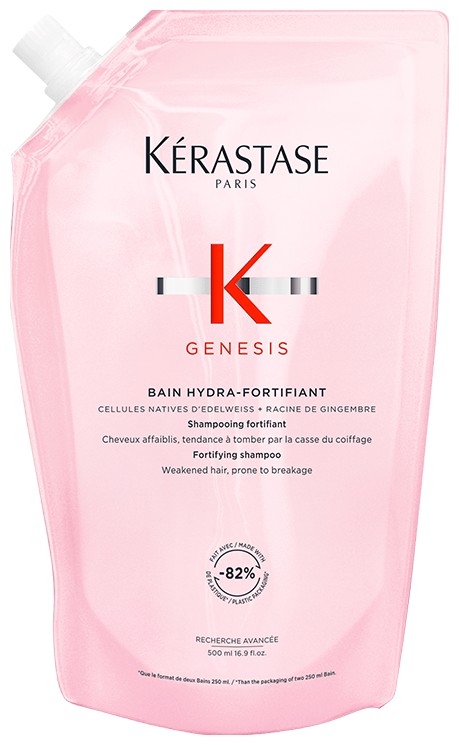 Kérastase Náhradní náplň do posilujícího šamponu proti vypadání vlasů Genesis Bain Hydra-Fortifiant (Anti Hair-Fall Fortifying Shampoo Refill) 500 ml