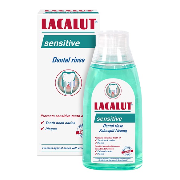 Lacalut Ústní voda Sensitive Mouthwash 300 ml