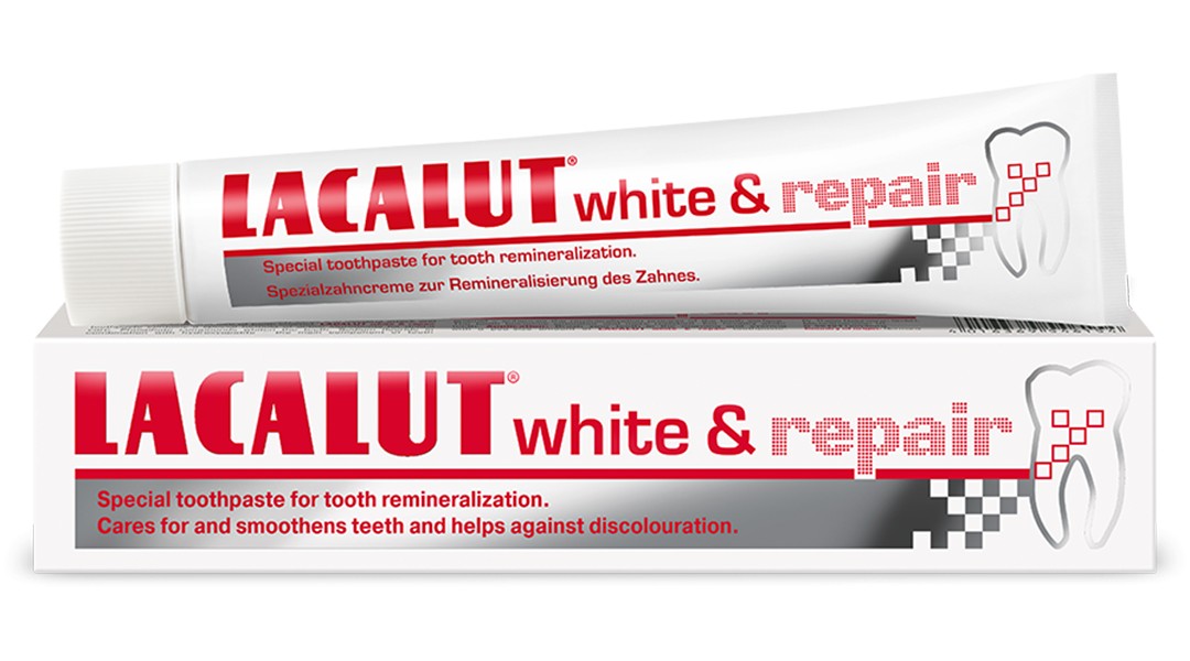Lacalut Zubní pasta White & Repair 75 ml