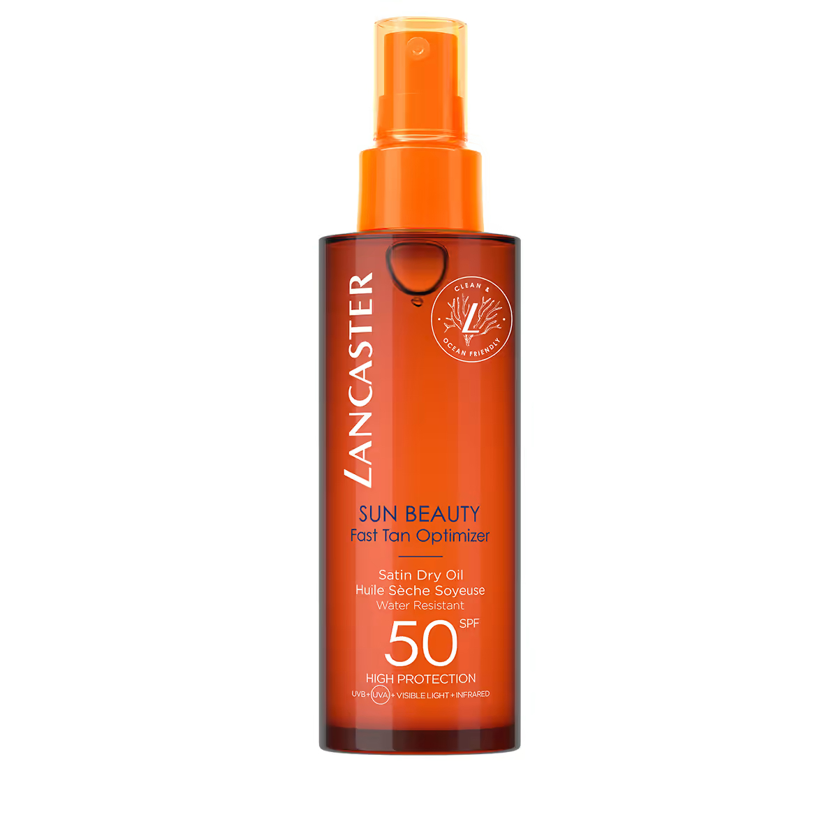 Lancaster Suchý olej na opalování SPF 50 Sun Beauty (Satin Dry Oil) 150 ml