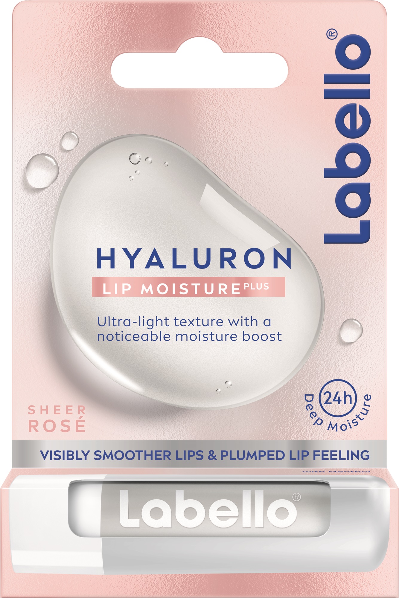 Labello Hyaluron Rose balzám na rty 5,2 g