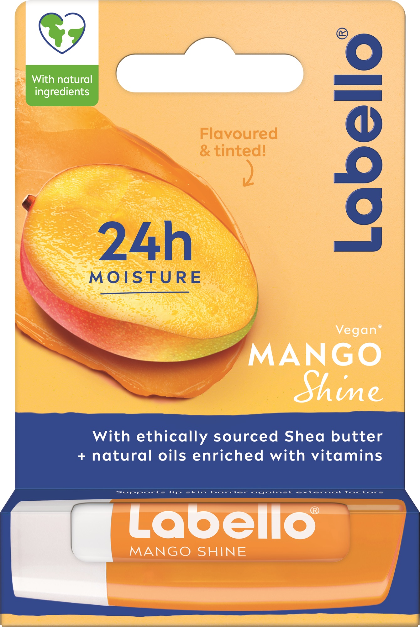 Labello Balzám na rty Mango Shine Caring Lip Balm 5,5 ml
