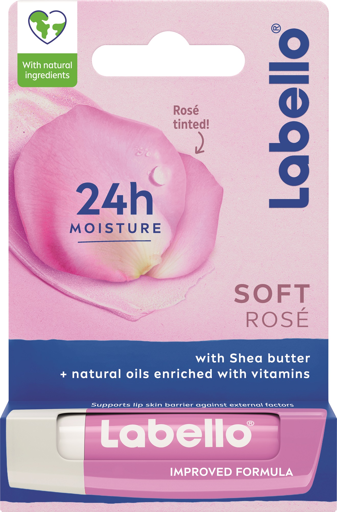 Labello Soft Rosé balzam na pery 4.8 g
