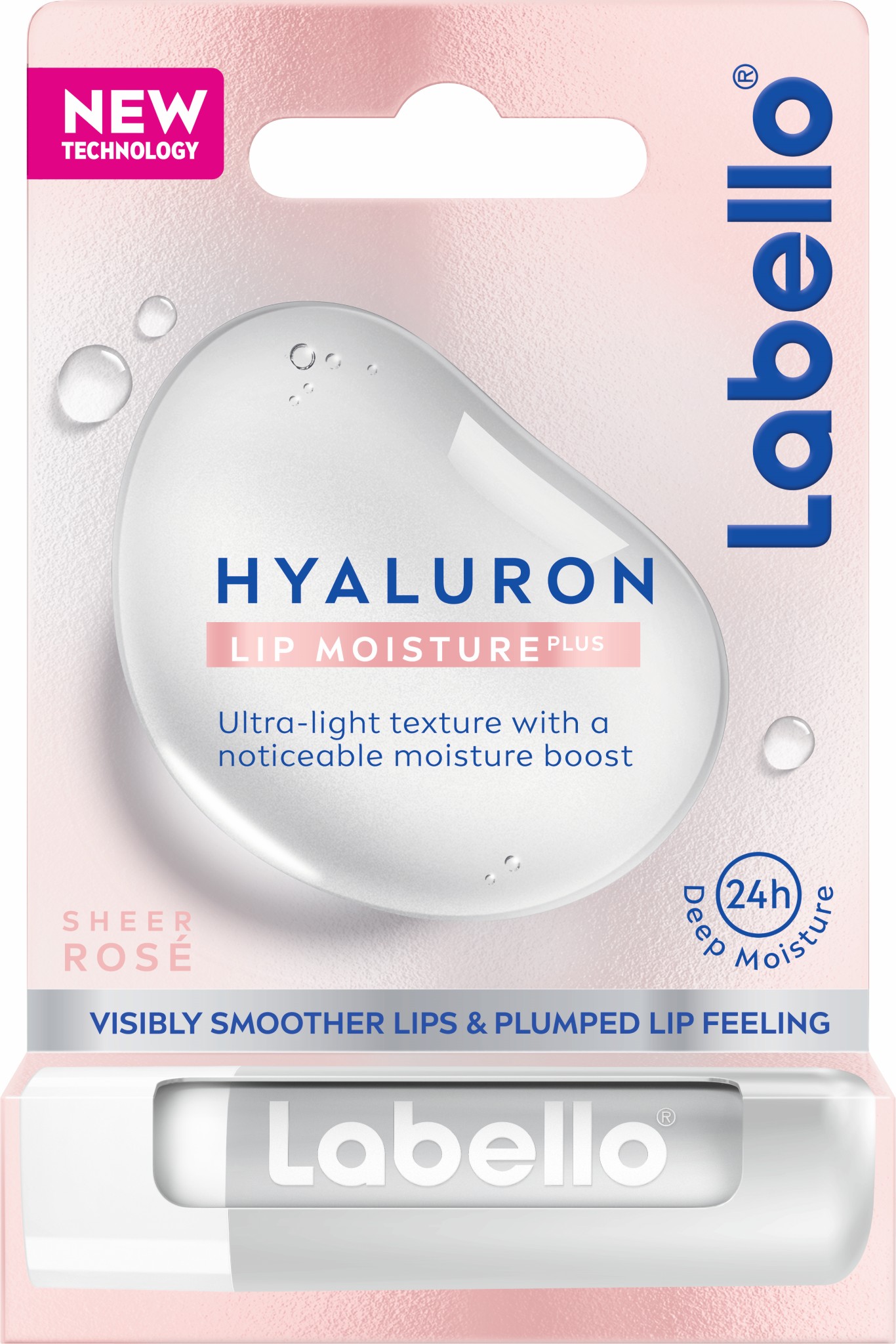 Labello Balzám na rty Hyaluron Rose Lip Balm 5,2 g