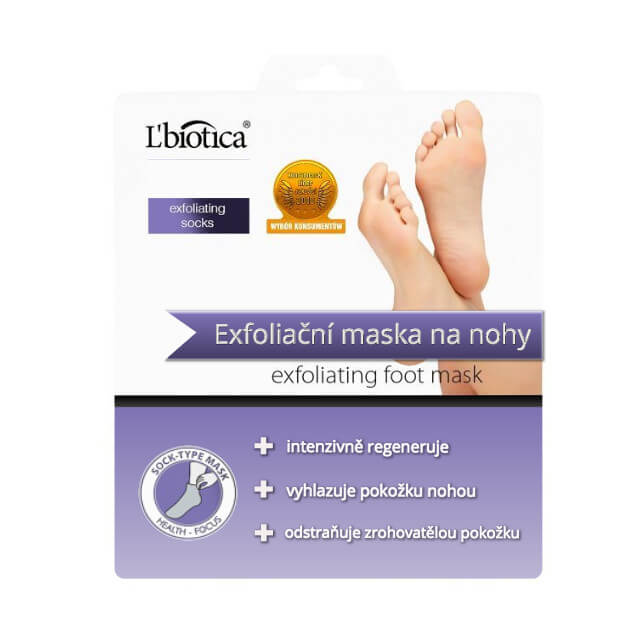 Lbiotica Exfoliační maska v ponožkách (Exfoliating Foot Mask) 1 ks