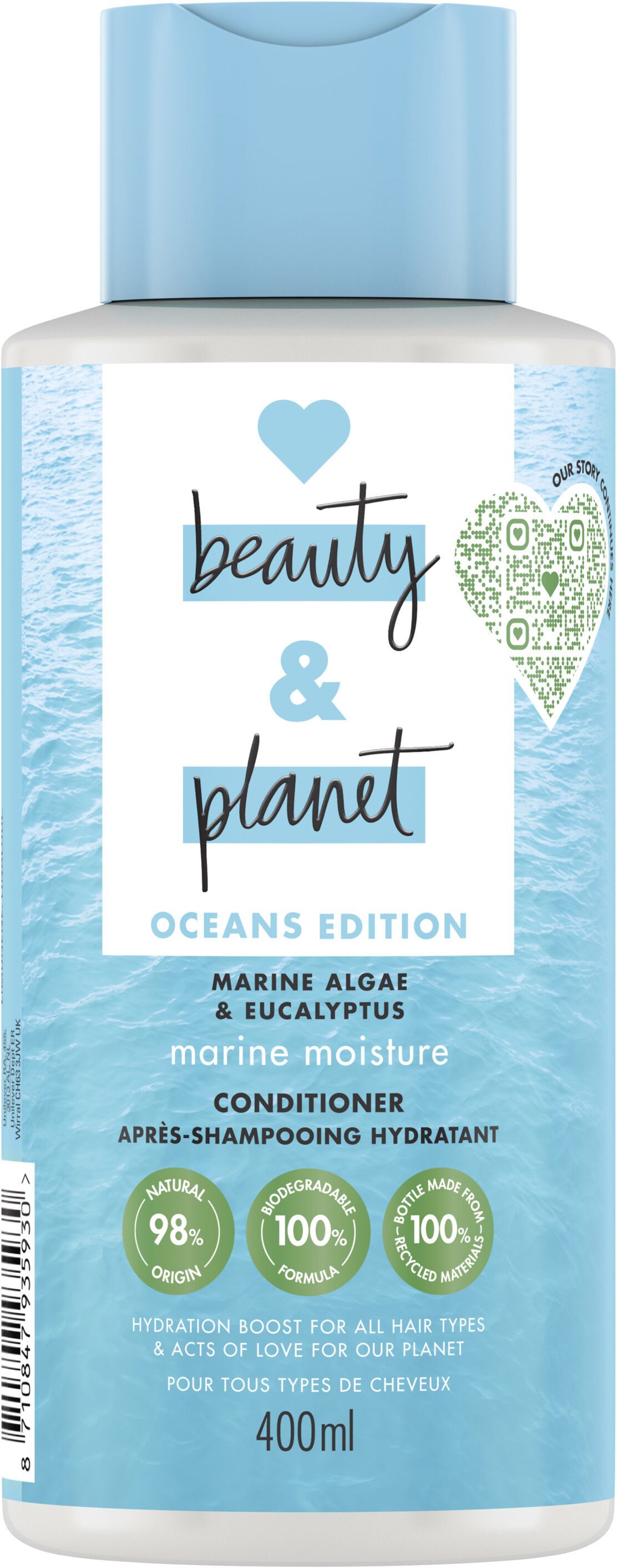 Love Beauty and Planet Kondicionér pro suché vlasy Sea Algae and Eucalyptus (Marine Moisture Conditioner) 400 ml