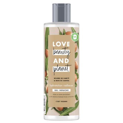 Love Beauty and Planet Sprchový gel s bambuckým máslem a santalovým dřevem (Shower Gel) 400 ml