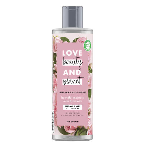 Love Beauty and Planet Sprchový gel s růžovým olejem a máslem muru muru (Shower Gel) 400 ml