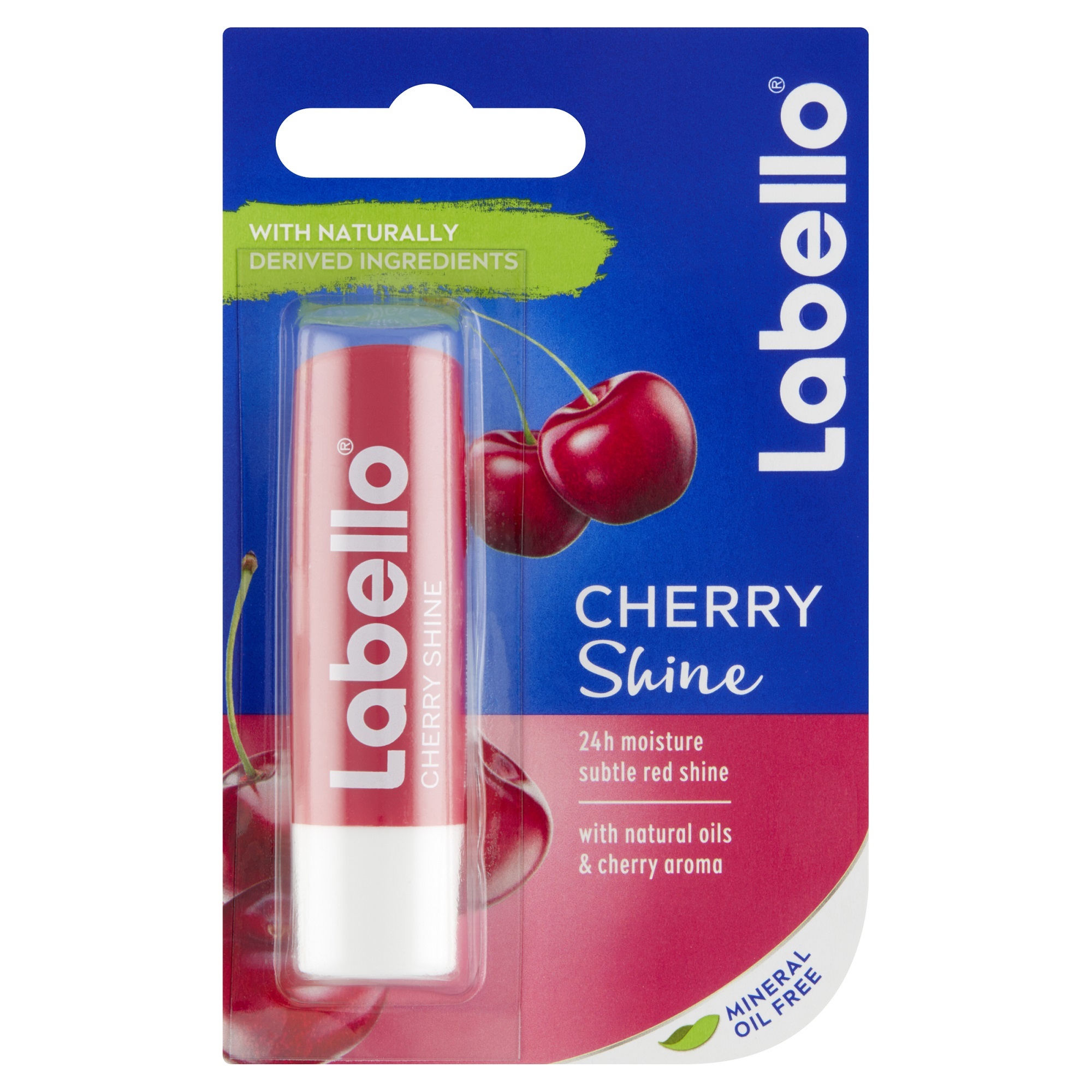Labello Tónovací balzám na rty Cherry Shine (Caring Lip Balm) 4,8 g
