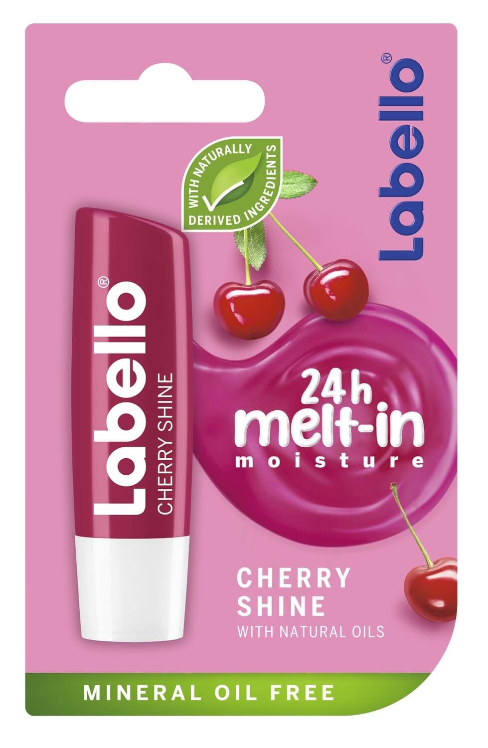 Labello Tónovací balzám na rty Cherry Shine (Caring Lip Balm) 4, 8 g