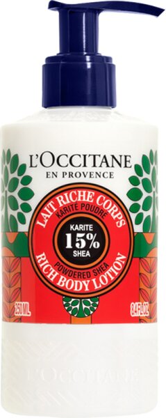 Levně L`Occitane en Provence Tělové mléko Powdered Shea (Rich Body Lotion) 250 ml