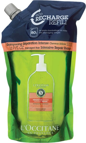 L`Occitane en Provence Náhradní náplň do šamponu na suché a poškozené vlasy Aromachologie (Repairing Shampoo Refill) 500 ml