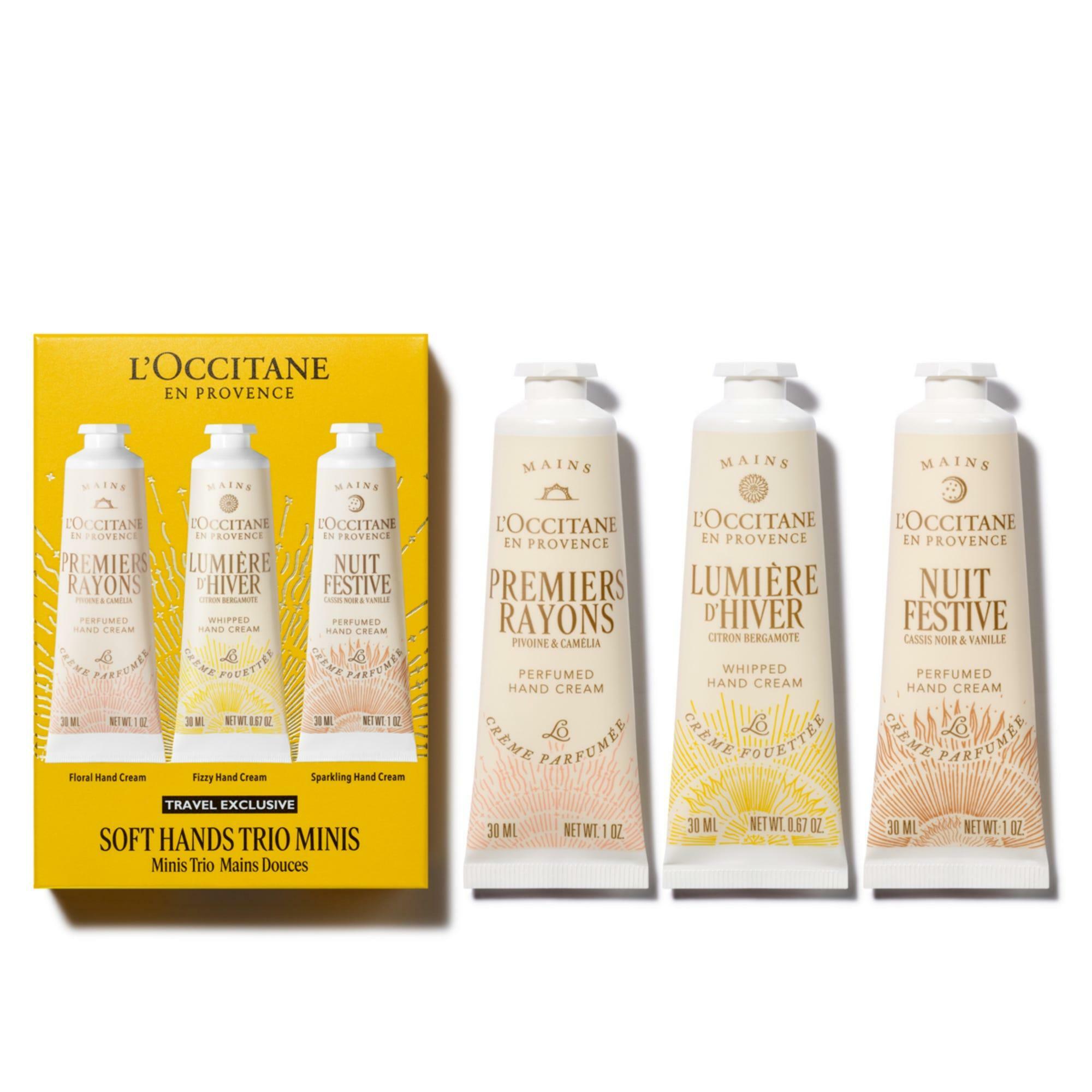 L'Occitane en Provence Darčeková súprava Soft Hands Trio Minis
