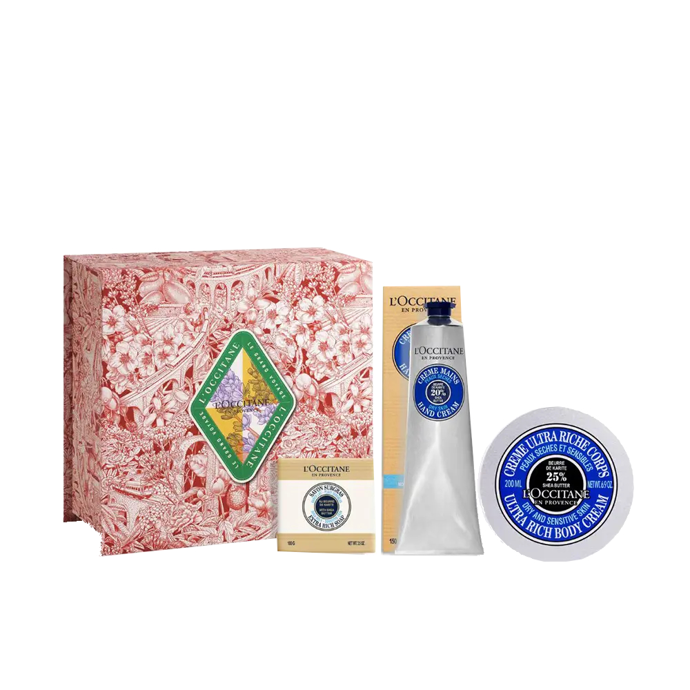 L'Occitane en Provence Dárková sada tělové péče Shea Butter Bodycare Gift Set