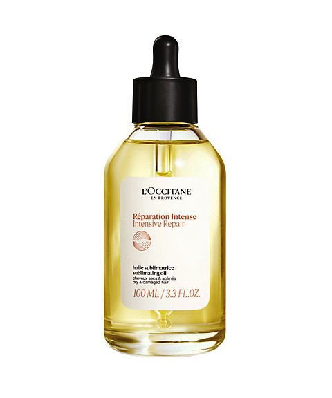 L`Occitane en Provence Noční regenerační olej na suché a poškozené vlasy Intensive Repair (Sublimating Oil) 100 ml