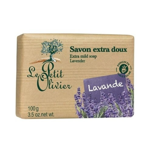 Značka LE PETIT OLIVIER - Le Petit Olivier Extra jemné přírodní mýdlo Levandule (Extra Mild Soap) 100 g