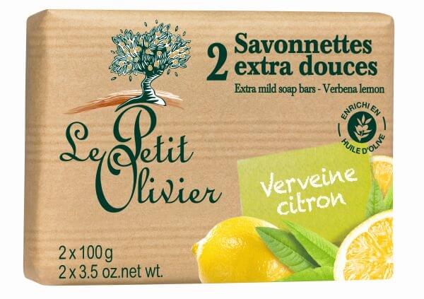 Zobrazit detail výrobku Le Petit Olivier Extra jemné mýdlo Verbena a citrón 2 x 100 g