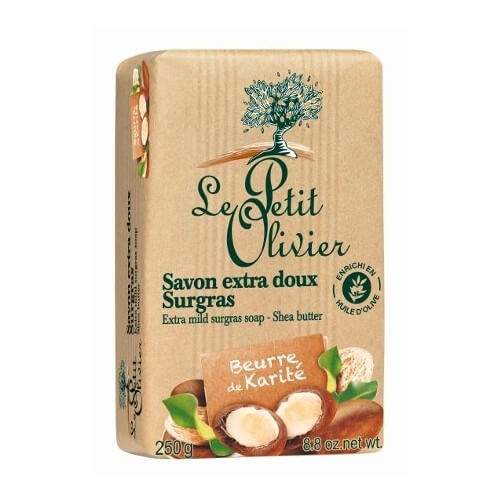 Le Petit Olivier Extra jemné přírodní mýdlo Bambucké máslo (Extra Mild Surgras Soap) 250 g